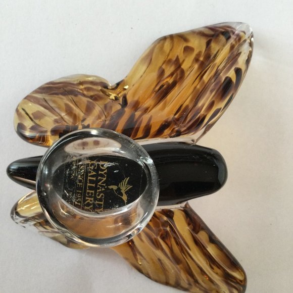 Vintage Dynasty Gallery Glass Butterfly figurine paper weight car decoration - Picture 5 of 5